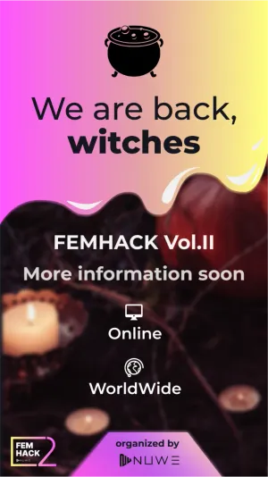 Example of an instagram post about the return of the Femhack Example of an instagram post about the return of the Femhack