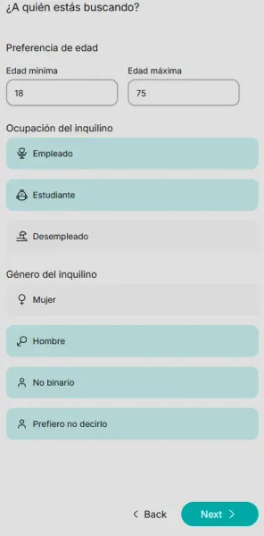 Tenant preferences
