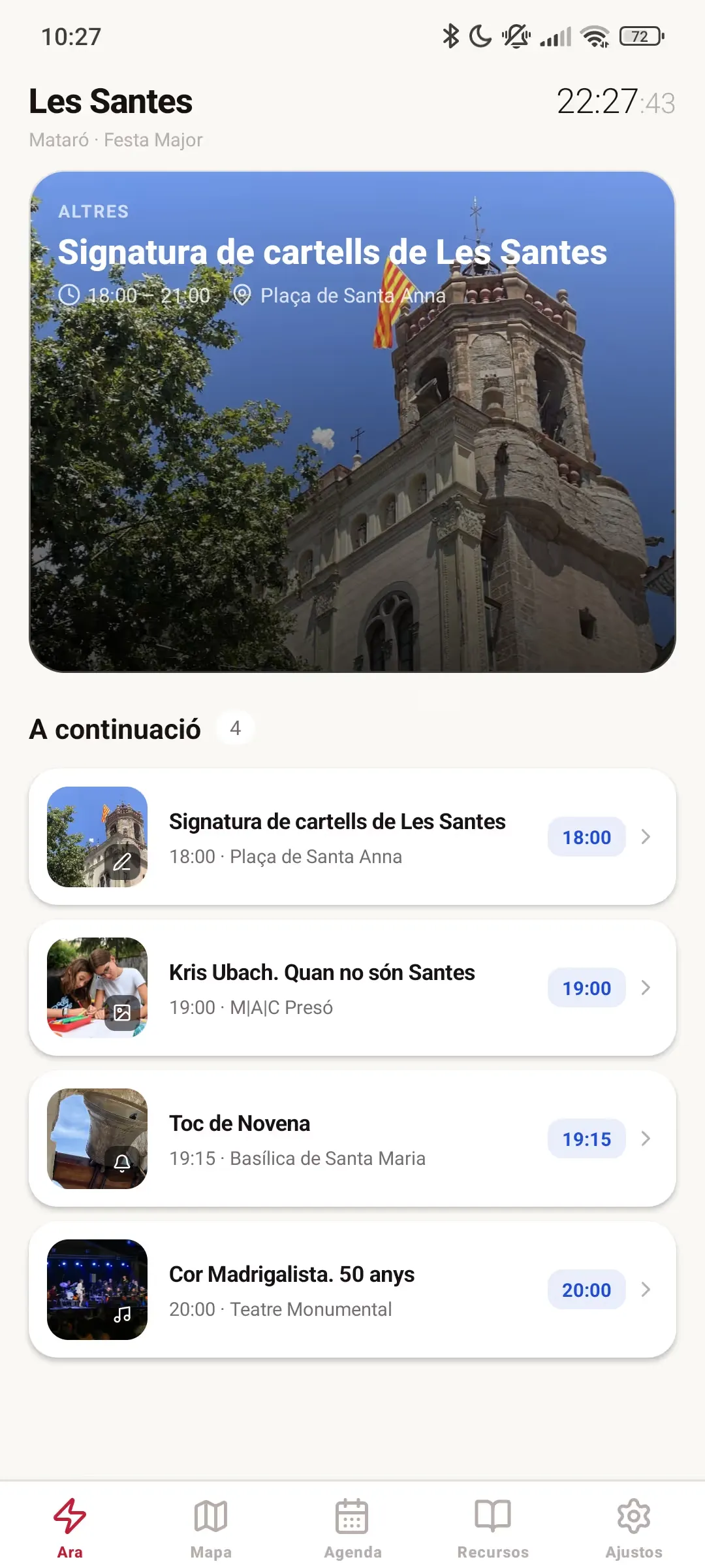 App Ara view