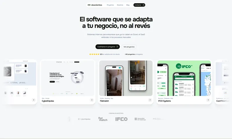 Doscientos - software studio based in Barcelona