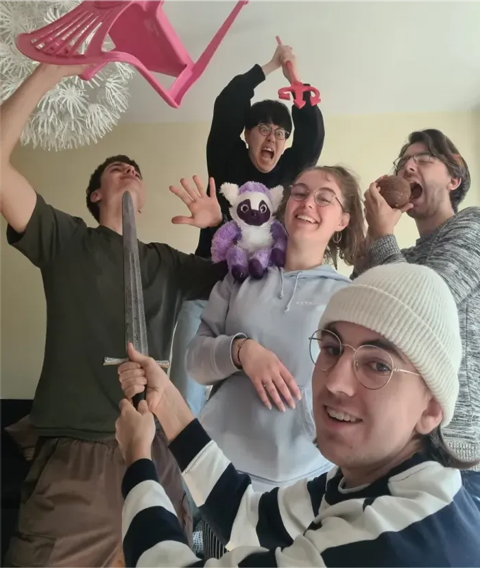 A group image of the erasmus students
