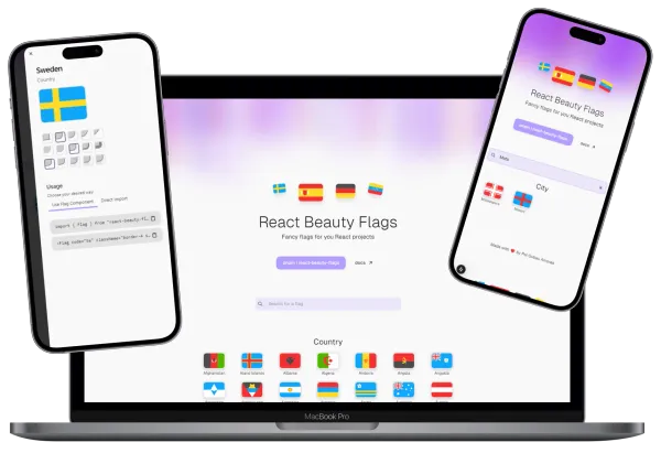 React Beauty Flags