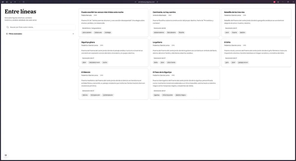 Mobile view of the home page with responsive cards
