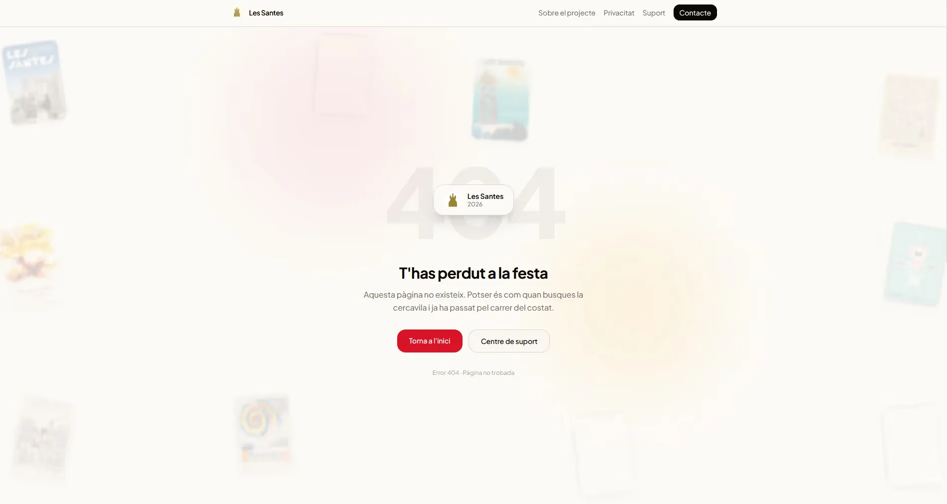Custom 404 page