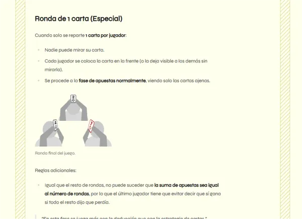 Landing page of the site
