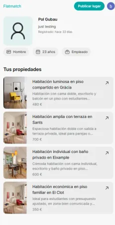 User profile