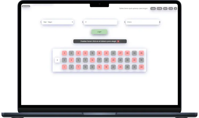 Roulette computer version