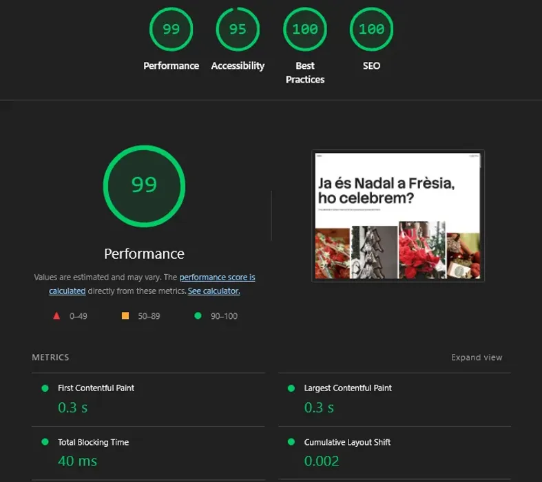 stats of the project