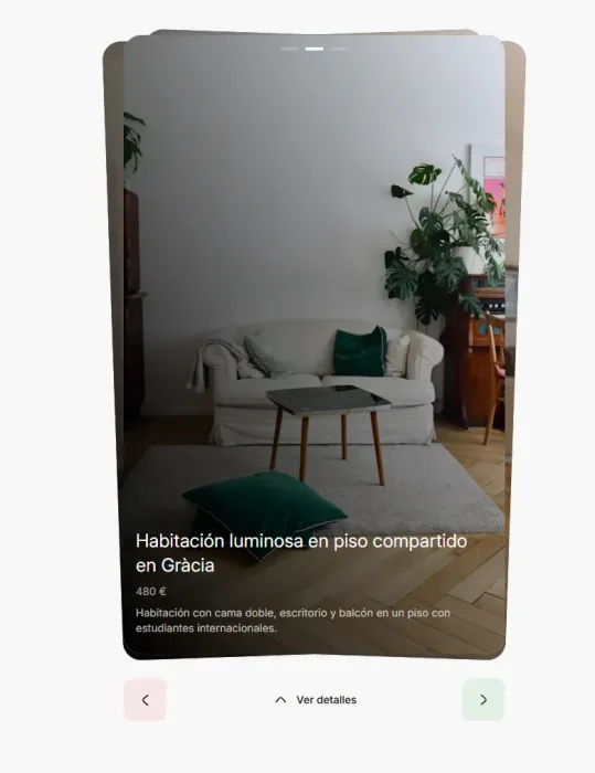 Tinder-like experience