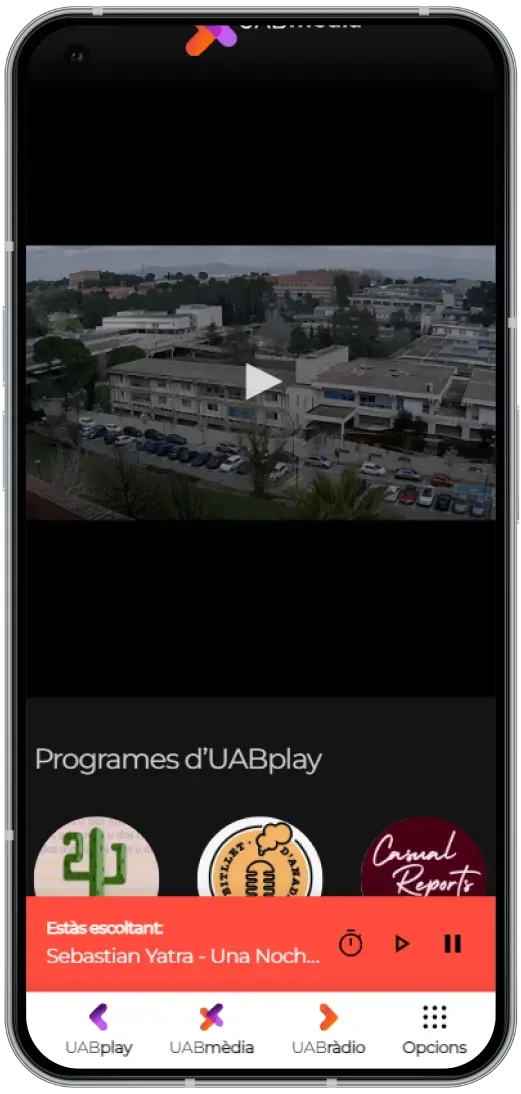 UAB Mèdia responsive design on mobile